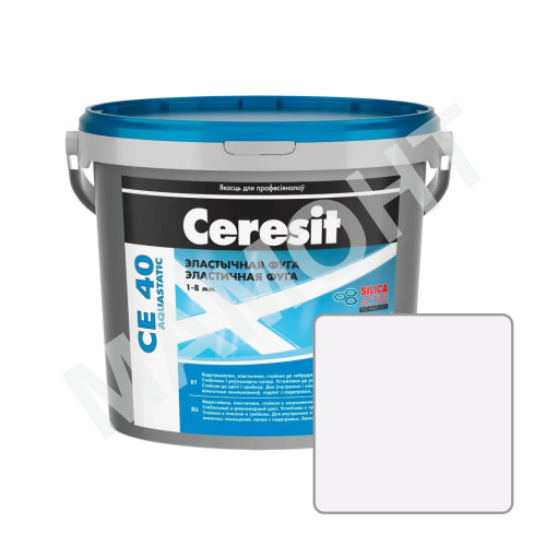 Фуга Ceresit CE40 №3 мраморно-белая, 5 кг
