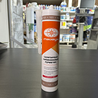 Силиконовый герметик Тайфун санитарный (123) светло-коричневый, 280 мл