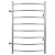 Полотенцесушитель водяной Raduga Leri ЛБ 50x80 1" Д8 Gloss&Reiter - Превью