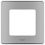 Рамка Legrand INSPIRIA 1-постовая, алюминий - Превью