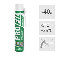 Пена монтажная Soudal Profil Lite бытовая всесезонная с аппликатором, 625 мл