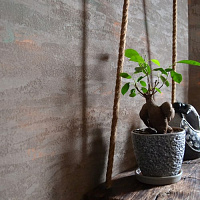 Краска фактурная VGT белая, 18 кг