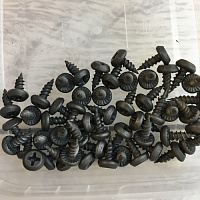 Саморез 3.5 x 9.5 мм для листового металла "клоп", фосфат, острый 50 шт. МАМОНТ