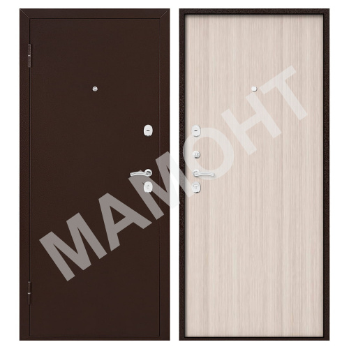 Дверь МАРС 3 Антик медь / Беленый дуб Промет