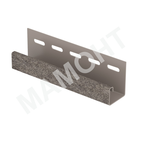 J-планка Ю-Пласт 3 м, Сланец Бежевый