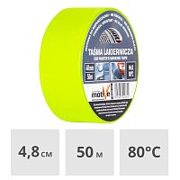 Лента малярная термостойкая 48 мм x 50 м Motive (020312)