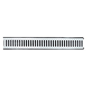 Лоток водоотводный Ecoteck Lite 100h56 с решеткой стальной, кл. А15