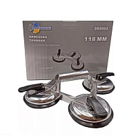 Присоска зажимная тройная для плитки и стекла 118 мм Trio-Diamond (282003)