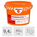 Краска Alpina EXPERT Premiumlatex 7 латексная (база 3 под колеровку), 9,4 л
