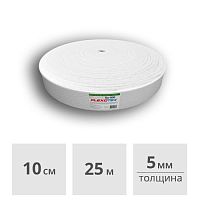 Кромочная (демпферная) лента самоклеящаяся, толщина 5 мм, 100 мм x 25 м