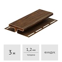 H-профиль Docke LUX 3м, фундук