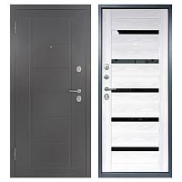 Дверь ТИТАН Букле графит / Сканди Промет