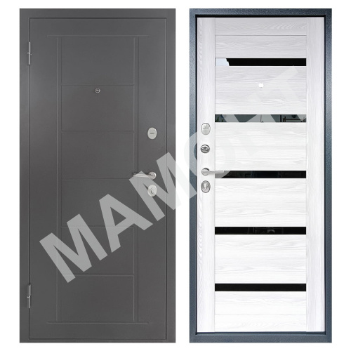 Дверь ТИТАН Букле графит / Сканди Промет