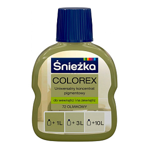 Пигмент концентрат Sniezka Colorex №72 оливковый, 100 мл