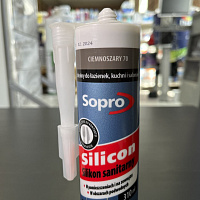 Силиконовый герметик Sopro 270 (70) темно-серый, 310 мл