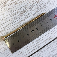 Шуруп универсальный желтый 5.0 х 90 мм МАМОНТ (25 шт.)