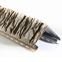 Угол декоративный UP Decor для сайдинга Ю-Пласт 2 м, Бежевый