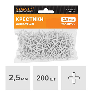 Крестики для кафеля 2,5 мм 200 шт. STARTUL MASTER (ST4404-25)