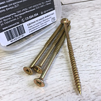 Шуруп универсальный желтый 5.0 х 90 мм МАМОНТ (25 шт.)