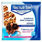 Зерновая приманка от крыс и мышей Чистый дом, 200 г