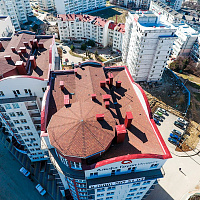 Гибкая черепица Docke PIE STANDARD сота красный, 3 м2