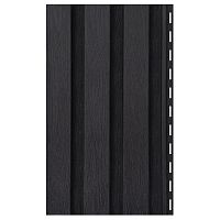 Сайдинг виниловый Ю-Пласт Timberblock ФАСАДНАЯ РЕЙКА Угольный