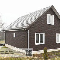 Фасадная панель Ю-Пласт Stone House КИРПИЧ Коричневый