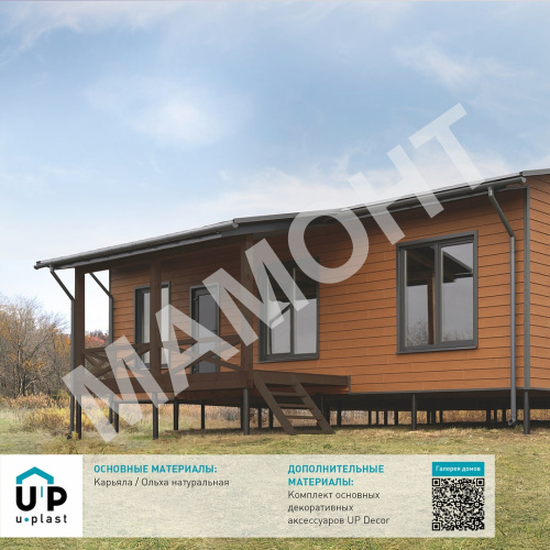 Фасадная панель Ю-Пласт Hokla S-Lock КАРЬЯЛА Ольха натуральная - Фото 2