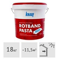 Шпатлевка готовая к применению Knauf Rotband Pasta Profi, 18 кг