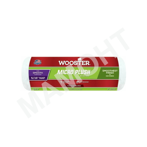 Ролик малярный 229 мм (ворс 8 мм) плетеный Wooster MICRO PLUSH 5/16"