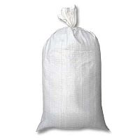 Мешок полипропиленовый пищевой белый 55 х 105 см (50 кг)