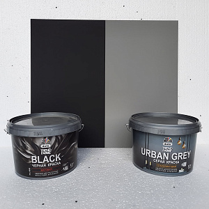 Краска Dufa TREND FARBE BLACK черная (RAL 9005), 10 л