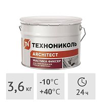 Мастика для гибкой черепицы ТехноНиколь № 23 Фиксер, 3,6 кг