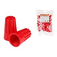 Зажим соединительный изолирующий СИЗ-5 (20,0 мм2) красный 50 шт. TDM / ЮПИТЕР