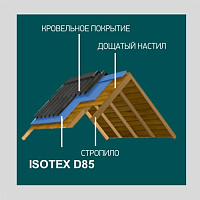 Пленка гидро-пароизоляционная Isotex D65, 70 м2