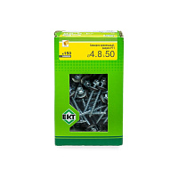 Саморез 4.8 x 50 мм кровельный со сверлом PT1 и резиновой прокладкой, цинк, 150 шт. ЕКТ