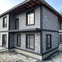 Декоративное покрытие АМК, цвет 200 (серый), имитация кирпича