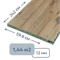 Стеновая панель Quick Deck Plus Дуб Флагстаф 242 х 59,6 см