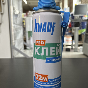 Клей-пена полиуретановая профессиональная всесезонная KNAUF, 850 мл