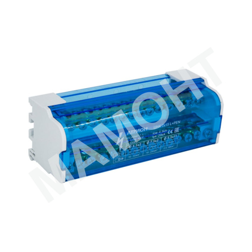 Шина нулевая в корпусе на Din-рейку АТРИОН L+PEN