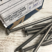 Гвозди строительные 4.0*100 мм ГОСТ 4028-63 (1 кг) МАМОНТ