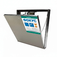 Люк съемный настенный под плитку алюминиевый Фокус Lukoff