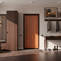 Дверь СПЕЦ PRO Антик медь / Итальянский орех Промет