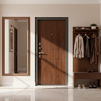 Дверь ТИТАН Антеро Антрацит / Дуб темный Промет