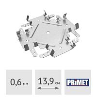 Соединитель одноуровневый ''краб'' (0.6 мм) для CD-профиля