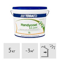 Шпатлевка готовая для гипсокартона Terraco Handycoat acrilic EZ-Joint interior, 5 кг