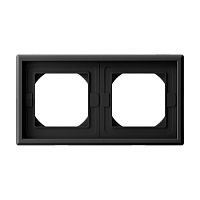 Рамка Systeme Electric ARTGALLERY 2-постовая IP44, карбон