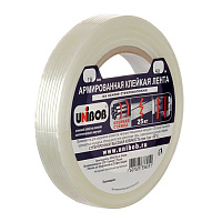 Лента армированная стекловолокном клейкая 19 мм х 50 м UNIBOB