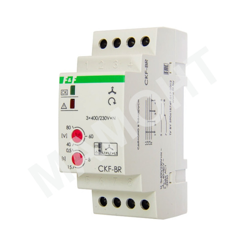 Реле контроля фаз Евроавтоматика CKF-BR