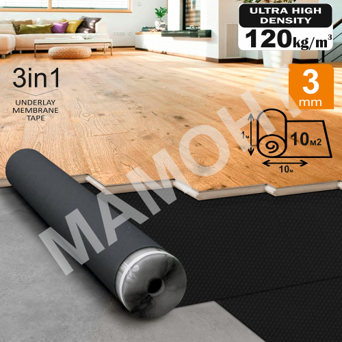 Подложка из ЭВА A-STEP OPTIMA PLUS 3 мм, 10 м2 - Фото 2